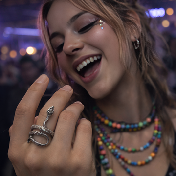 Gothic Steampunk Snake Ring