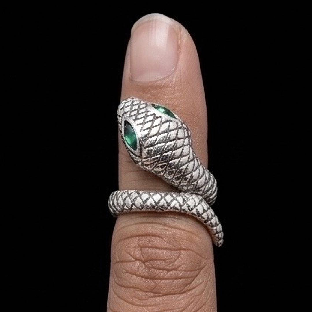 Sterling Silver Snake Ring